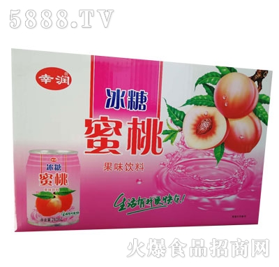 幸潤冰糖蜜桃果味飲料