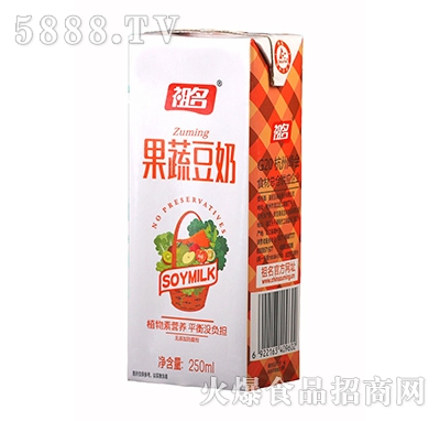 祖名果蔬豆奶250ml