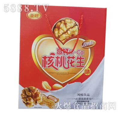 豪旺高鈣核桃花生味風味飲品