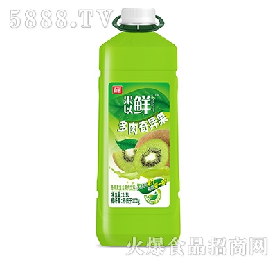 椰泰果以鮮奇異果復合果肉果汁2.3L