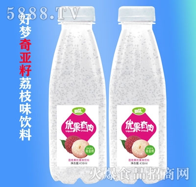 好夢(mèng)優(yōu)果有肉荔枝味果汁飲品330ml