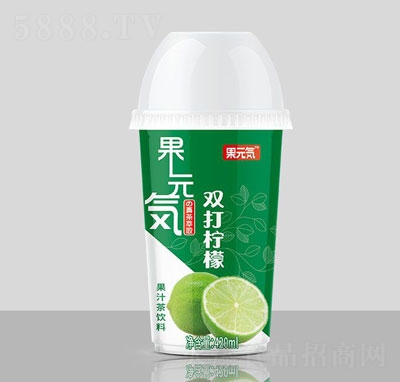 果元気雙打檸檬果汁茶飲料420ml