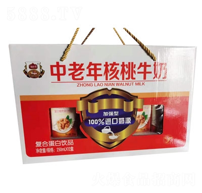 E人E罐中老年核桃牛奶