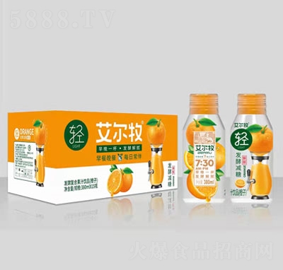 艾爾牧發(fā)酵復合果汁飲品（橙子）發(fā)酵果汁招商