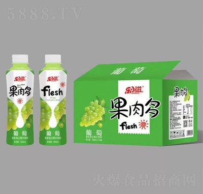 樂小滋果肉多葡萄果粒復合果汁飲料500mlX15