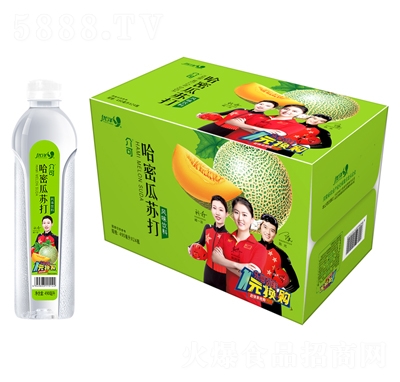 優(yōu)洋介可哈密瓜蘇打風味飲料490mlX24