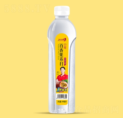 優(yōu)洋介可百香果蘇打風味飲料490ml