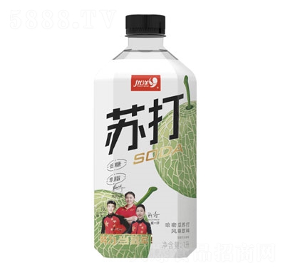 優(yōu)洋哈密瓜蘇打風味飲料1L（瓶裝）