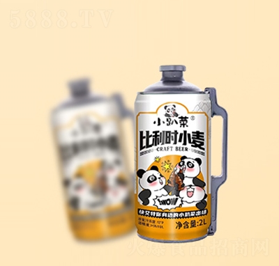 小扒菜啤酒2L桶裝比利時(shí)小麥精釀