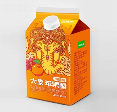 大象木糖醇蘋果醋480ml