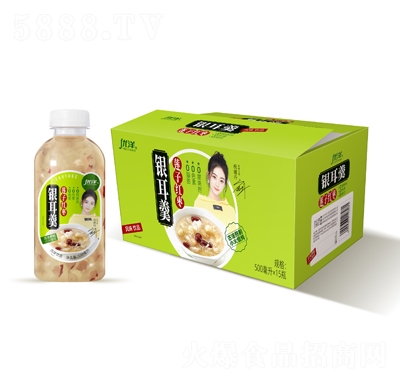 優(yōu)洋蓮子紅棗銀耳羹風味飲品500毫升X15瓶