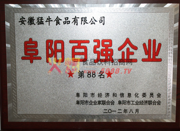 阜陽百強企業(yè)
