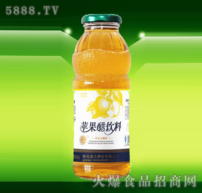 盈太蘋果醋飲料錐圓瓶裝420ml