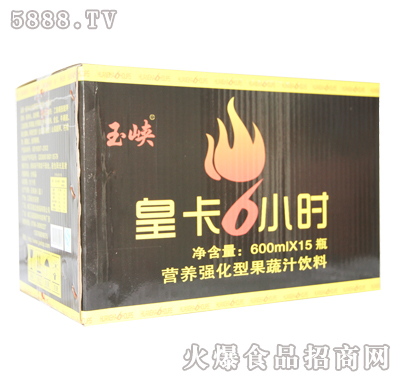 皇卡6小時(shí)營(yíng)養(yǎng)強(qiáng)化型果蔬汁飲料600mlx15瓶