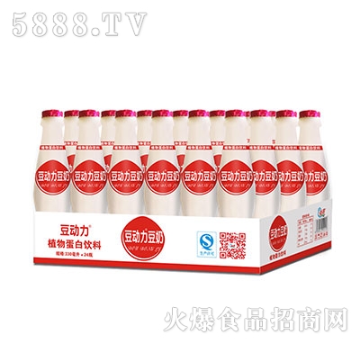 豆動力豆奶330mlx24瓶