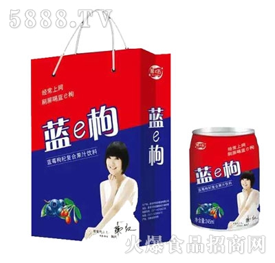酷e百芒藍(lán)枸復(fù)合果汁飲料