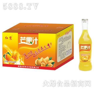 易拉蓋紅鷺芒果汁275mlx24