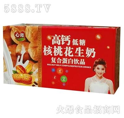心懿高鈣低糖核桃花生奶