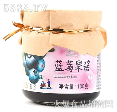 100g美得來藍莓果醬
