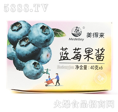 40gx6美得來藍莓果醬
