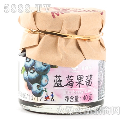 40g美得來藍莓果醬