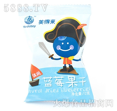 美得來藍莓果干12g袋