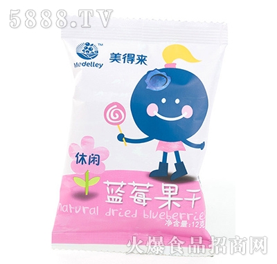 美得來藍莓果干12g袋裝