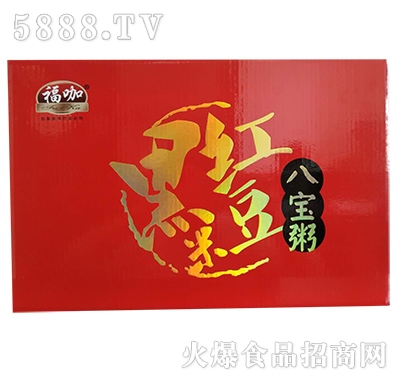 福咖黑米紅豆八寶粥