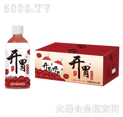 開胃山楂復合果汁飲料350mlX15
