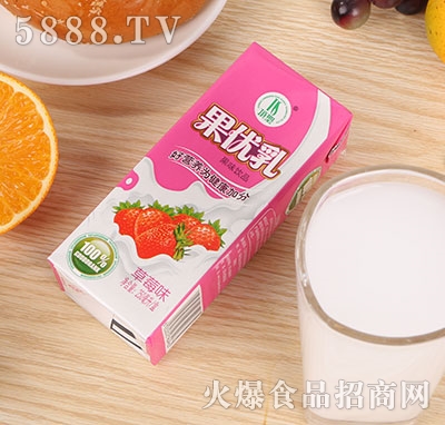 頂圣果優(yōu)乳果味飲料草莓味250ml