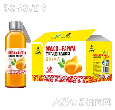 310ml×15玉川果先生水杯芒果木瓜汁飲料