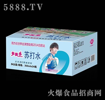 多美多蘇打水果味飲料350ml×24瓶