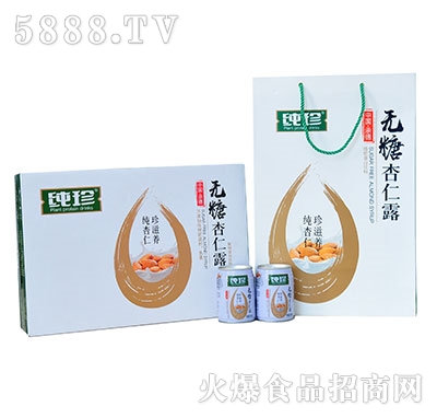 純珍無糖杏仁露植物蛋白飲料240ml