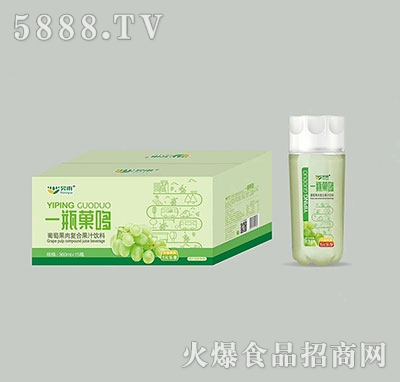 昊雨葡萄果肉復(fù)合果汁飲料360ml×15瓶