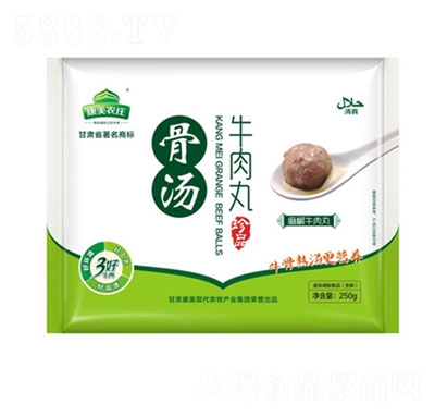 康美農(nóng)莊麻椒牛肉丸250克