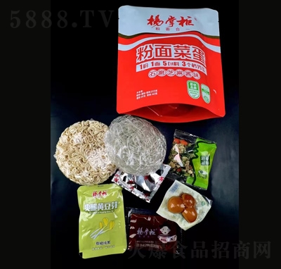 楊掌柜粉面菜蛋（袋）石磨芝麻醬味203克