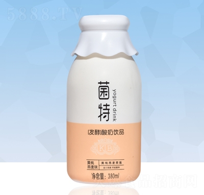 菌特發(fā)酵酸奶飲品黃桃燕麥味380ml