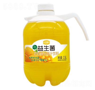 京智源益生菌芒果復合果汁飲料1.5L