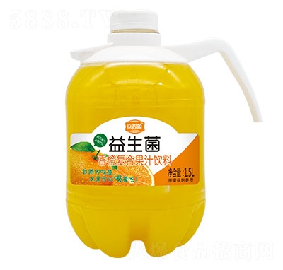 京智源益生菌香橙復合果汁飲料1.5L