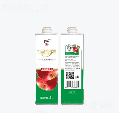 仟分1L蘋果汁