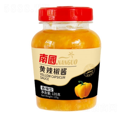 南國香辣黃辣椒醬135g