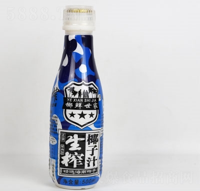 椰鮮世家生榨椰子汁500ml（瓶裝）