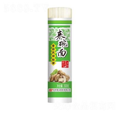 陳克明來(lái)碗面香菇風(fēng)味掛面500g速食面條