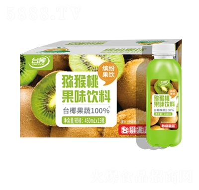 臺椰果蔬獼猴桃果味飲料450mlX15瓶