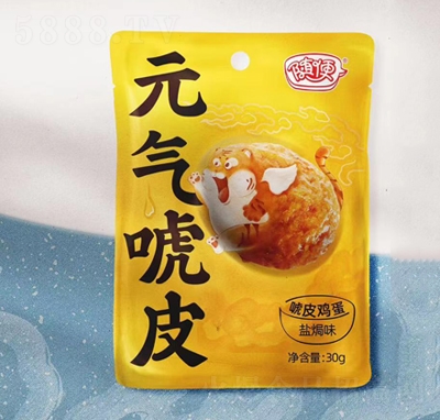 隨便元氣唬皮雞蛋鹽焗味30g休閑零食即食蛋類招商代理