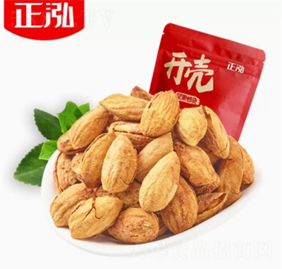 正泓手剝巴旦木168g新疆特產(chǎn)炒貨扁桃仁堅果休閑零食干果杏仁