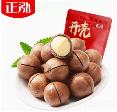 正泓夏威夷果辦公室休閑零食每日堅果炒貨奶油味干果仁68g