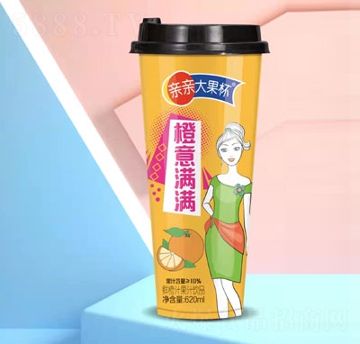 親親大果杯橙汁杯裝果汁網(wǎng)紅果汁