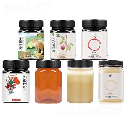 譚氏結(jié)晶蜂蜜500g原蜜瓶裝新鮮百花蜜蜂場(chǎng)代發(fā)