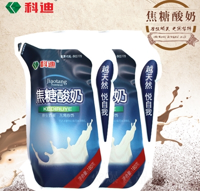 科迪焦糖酸奶乳味飲品180g